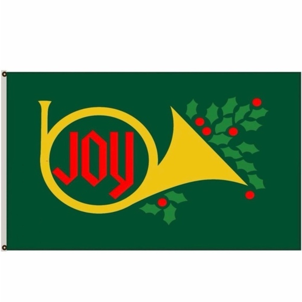 Vintage Joy/Horn Flag Nyl-Glo-3 ft. X 5 ft.